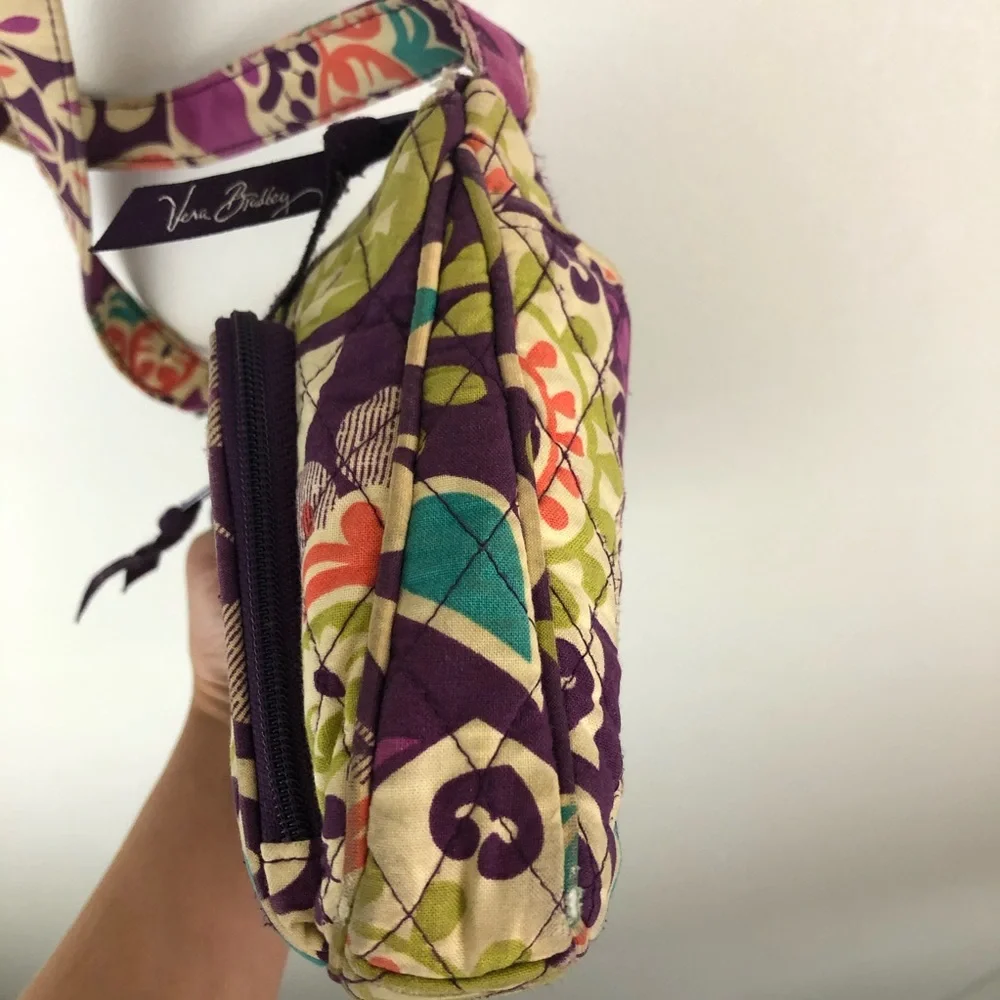 Vera Bradley Crossbody Bag Retired Plum Crazy Purple Purse